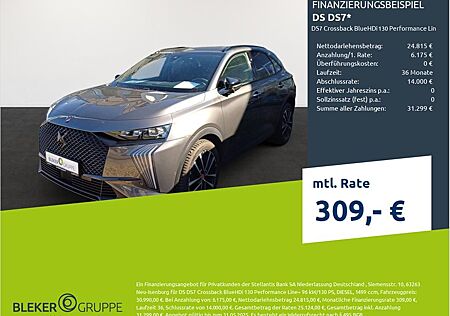 DS Automobiles DS7 Crossback BlueHDi 130 Performance Line+