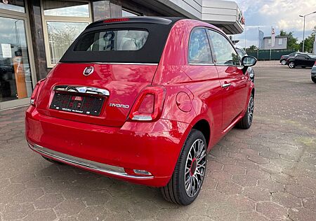 Fiat 500C Red Navi 16" LM-Felgen Verdeck schwarz