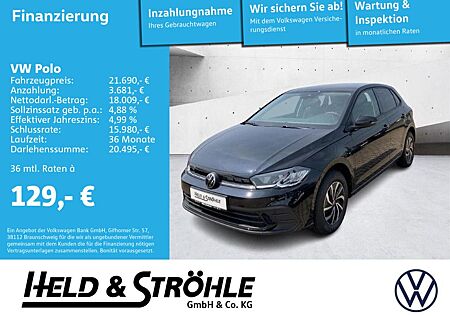 VW Polo Volkswagen Life 1.0 LED GRA SHZ ALU15 PDC APP DAB+