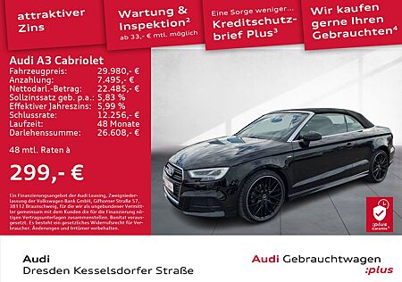 Audi A3 Cabriolet 35 TFSI LED Navi DAB Sitzhzg.