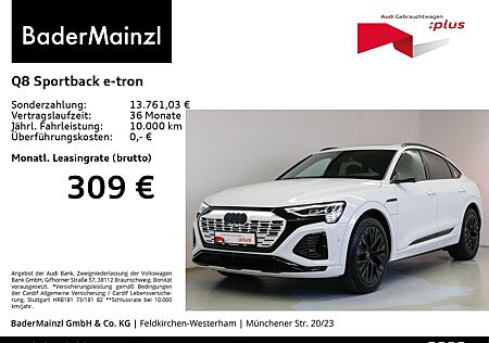 Audi Q8 Sportback e-tron 55 quattro S line Pano HUD