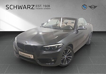 BMW 220d Cabrio Sportline Leder Business Navi