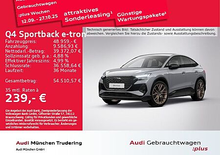 Audi Q4 e-tron Q4 Sportback e-tron 45 qu. S line Edition 21"Zol