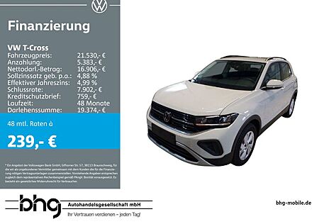 VW T-Cross Volkswagen 1.0 l TSI OPF Life AHK IQ.Drive ACC Read