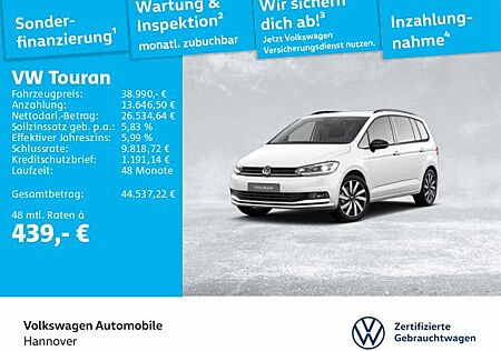 VW Touran gebraucht kaufen VW Touran Volkswagen 1.5 TSI DSG Highline Navi AHK LED Kamera