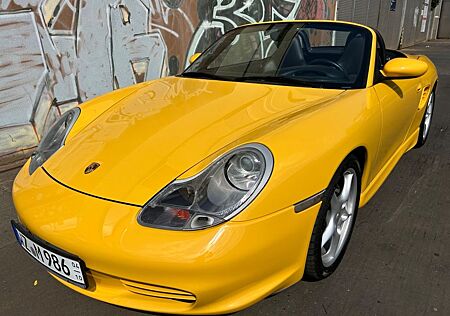 Porsche Boxster 2.7 Speedgelb*scheckheft*Originalzust.