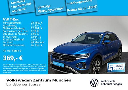 VW T-Roc Volkswagen 1.5 TSI MOVE AHK LED Navi Rear View 6-Gang