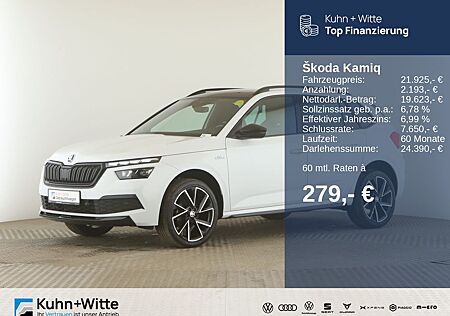 Skoda Kamiq 1.5 TSI Monte Carlo *Pano*LED*RFK*SHZ*Appl