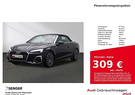 Audi A5 Cabrio 45 TFSI quattro S line MMI Massagesi.