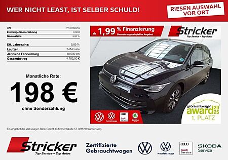 VW Golf Volkswagen GOAL 1.5TSI 198,-ohne Anzahlung AHK Kamera
