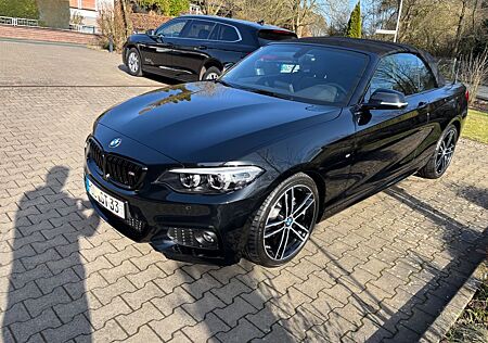 BMW 218d Cabrio LCI M-Sport Leder Navi Scheckheft