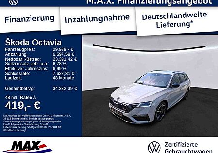 Skoda Octavia Combi RS iV 1.4 eTSI MATRIX+ACC+PANO+HUD