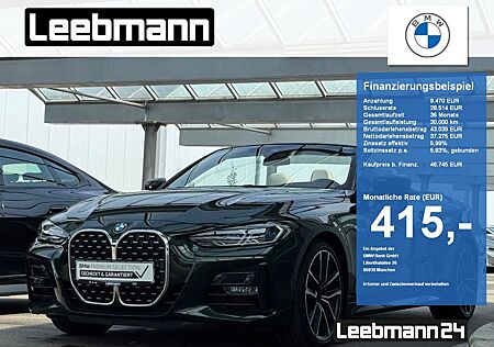 BMW 430i Cabrio M-Sport Merino/Carbon/HK 2.J.GARANTI