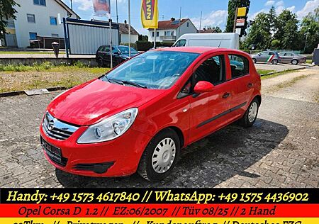 Opel Corsa 1.2 Twinport Edition*92TKM*TÜV 08/25*2Hand