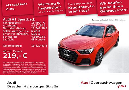 Audi A1 Sportback 25 TFSI Advanced LED