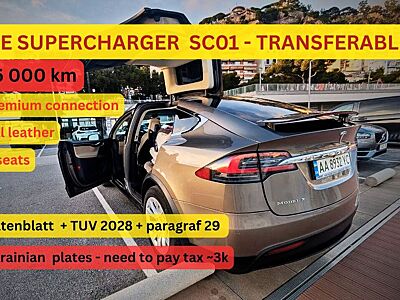 Tesla Model X 90D - FREE charger  SC01 | CCS | Premium
