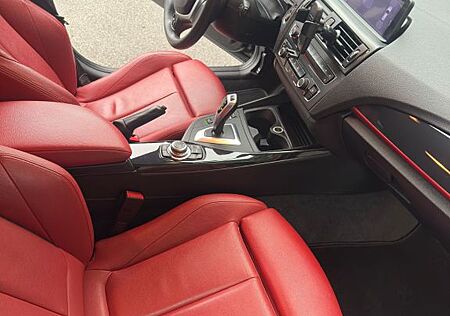 BMW 116d Sport Line rotes Leder Automatik unfallfrei