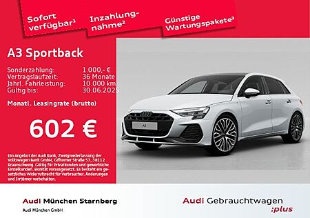Audi A3 Sportback S line 35 TFSI S tronic Pano 19" AC