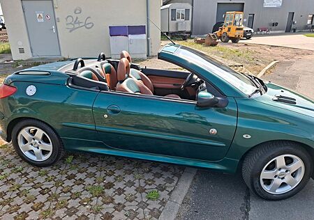 Peugeot 206 Cabrio Sonder Modell mit Tüv Volleder Alu K