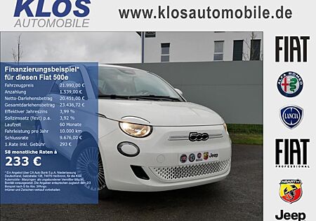 Fiat 500E ICON 42kWh PARK KOMFORTPAK NAVI ALU KLIMAAU