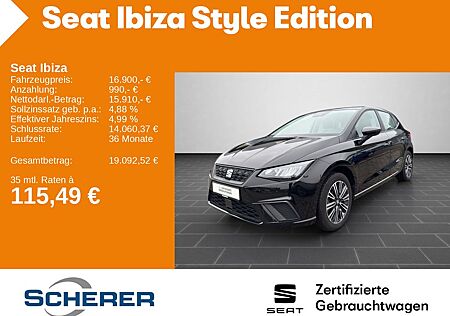 Seat Ibiza Style Edition 1.0 TSI CARPLAY SHZ EPH