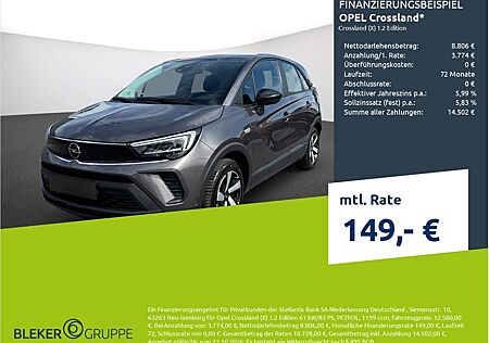 Opel Crossland X gebraucht kaufen Opel Crossland X (X) 1.2 Edition