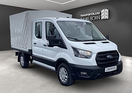 Ford Transit Pritsche 350 L2 Doka 4x4 7Sitz+Klima+AHK