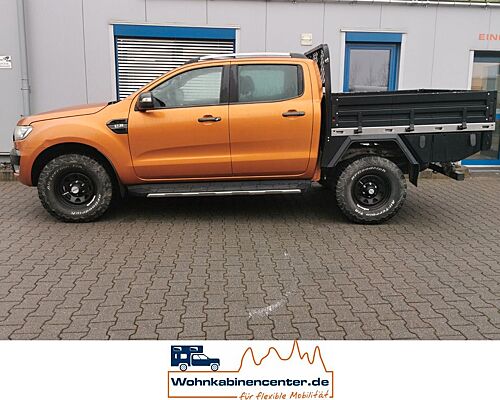 Ford Ranger Wildtrak 4x4 Doka mit Pepec Flachpritsche