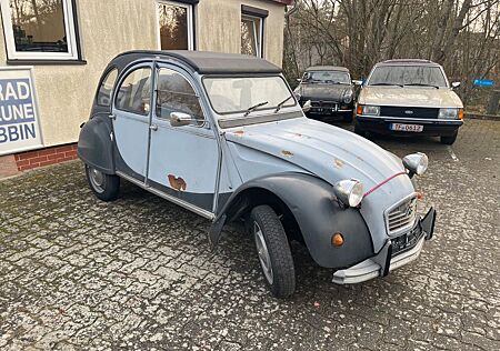 Citroën 2 CV verzinkter Rahmen