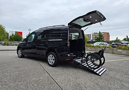 Volkswagen Caddy Life Maxi behindertengerecht Rampe