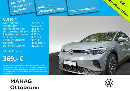 VW ID.4 Volkswagen Pro Performance LED Navi AHK CCS ALU19'Hama