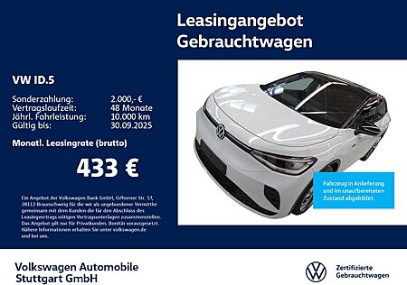 VW ID.5 Volkswagen GTX Navi Kamera AHK Standheizung