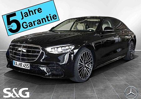 Mercedes-Benz S 450 d 4M lang AMG Leder Grau+360°+DIG-LED+Pano