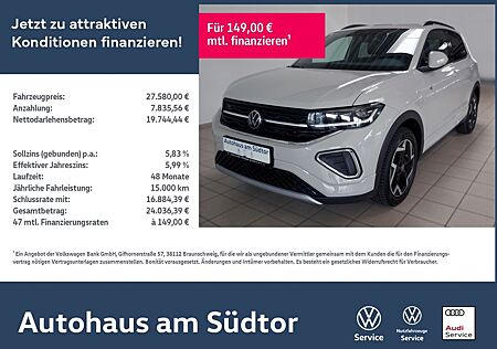 VW T-Cross Volkswagen R-Line 1.0 TSI | LED PDC ACC Navi App