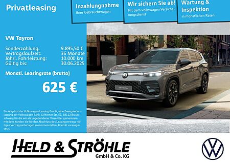 VW Tayron Volkswagen R-Line 2.0 TDI DSG 4M IQ AHK PANO 20"