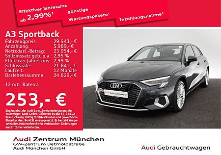 Audi A3 Sportback 40 TFSI e S tronic advanced Pano/Vi