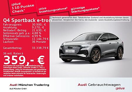 Audi Q4 e-tron Q4 Sportback e-tron 35 125 kW
