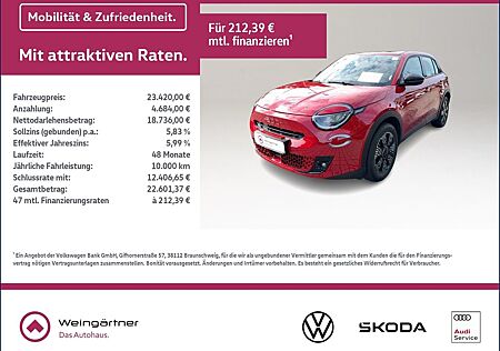 Fiat 600e Red 54 kWh, M+S, LED, Nebel, GRA, PDC