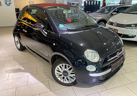 Fiat 500 C 1.2 8V Cabrio Lounge rotes Verdeck Klima C