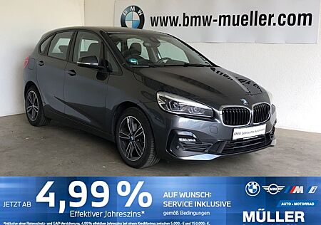BMW 2er 220i Active Tourer Sport Line AHK/NAVI/MEMO/LED