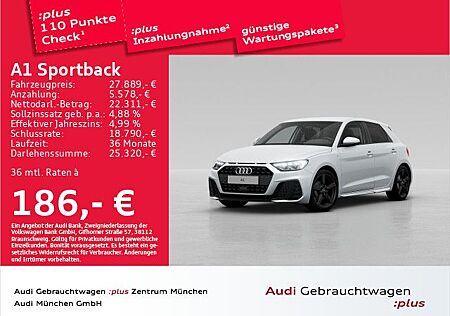 Audi A1 Sportback 25 TFSI S tronic S line ACC/Navi/Vi