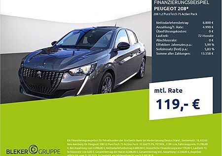 Peugeot 208 1.2 PureTech 75 Active Pack