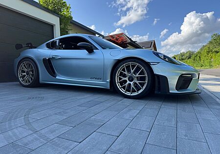 Porsche Cayman GT4 RS*Weissach*Azzurro Thetys*PCCB*Approved