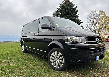 VW T5 Caravelle Volkswagen T5.2 Caravelle ATM, Leder, AHK, 8 Sitze, lang