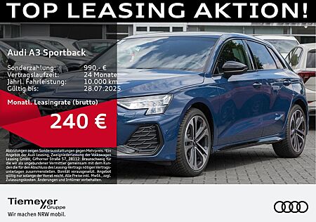 Audi A3 Sportback 30 TFSI S LINE PANO LED KAMERA AHK