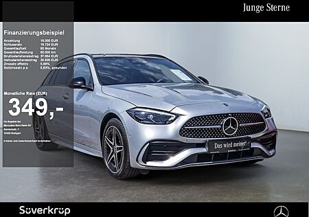Mercedes-Benz C 300 T de , BURM AMG NIGHT DISTR PANO AHK 360