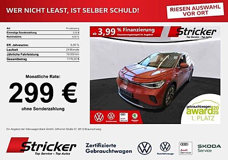 VW ID.4 Volkswagen Pro Performance 150/77 299,-ohne Anzahlung