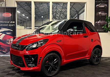 Ligier JS 50 JS50 Sport Red on Black Mopedauto Microcar 45 KM
