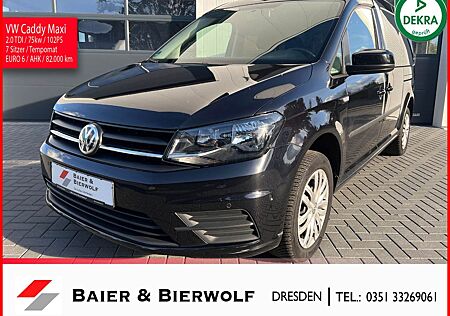 VW Caddy Volkswagen Maxi Navi PDC 7 Sitzer AHK 2 Schiebetüren