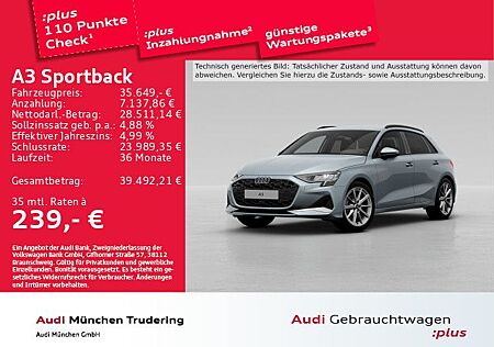 Audi A3 Sportback 35 TDI S tronic advanced SONOS/Navi